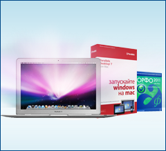 Скидка 50% на комплект программ Parallels Desktop 7 для Мас и ОРФО для Мас