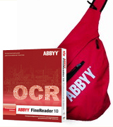 При покупке ABBYY FineReader 10.0 Pro стильный рюкзак в подарок!