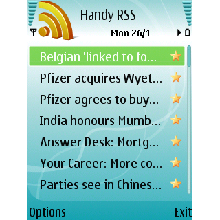 Handy RSS для S60