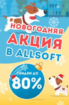 Последние дни новогодней распродажи в Allsoft!
