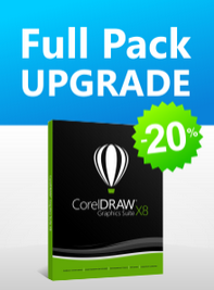 Full Pack Upgrade для CorelDRAW Graphics Suite со скидкой 20%