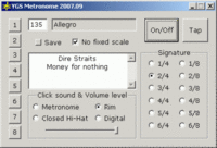 YGS Metronome - метроном для музыкантов