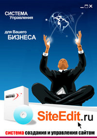 Пользователи системы SiteEdit теперь могут принимать платежи через пластиковые карты