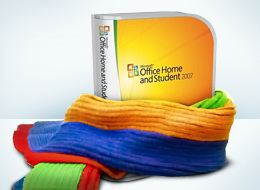 Покупателям Microsoft Office 2007 для дома и учебы Allsoft.ru дарит шарф для защиты от весенних простуд!