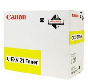 Тонер-картридж желтый Canon C-EXV21, 0455B002