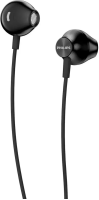 Наушники вкладыши Philips TAUE100BK / 00 1.2м черный проводные в ушной раковине