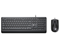 Клавиатура+мышь Инферит Комплект INF-KM105-W-BLK, цвет черный