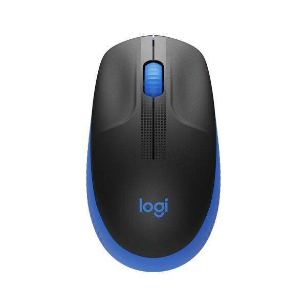 Мышь Logitech M190 черный/синий оптическая (1000dpi) беспроводная USB (2but) Logitech - фото 1