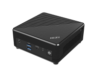 Неттоп MSI Cubi N ADL-019RU slim N100 (0.8) 4Gb SSD128Gb UHDG Windows 11 Professional GbitEth WiFi BT 65W черный (9S6-B0A911-059)