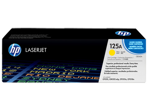 

Картридж желтый HP Inc. CB542A