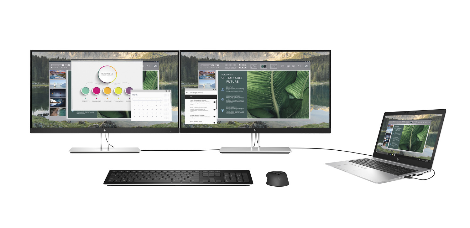 

Монитор HP E24u G4 23.8-inch черный