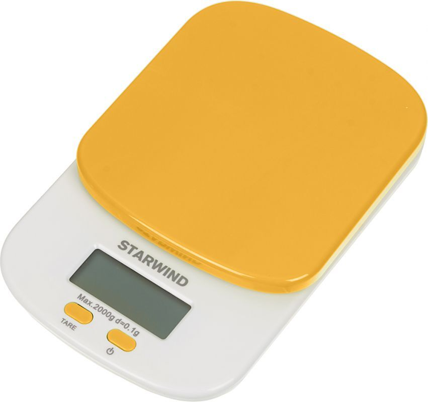 Весы кухонные электронные Starwind SSK2158 макс.вес:2кг оранжевый STARWIND