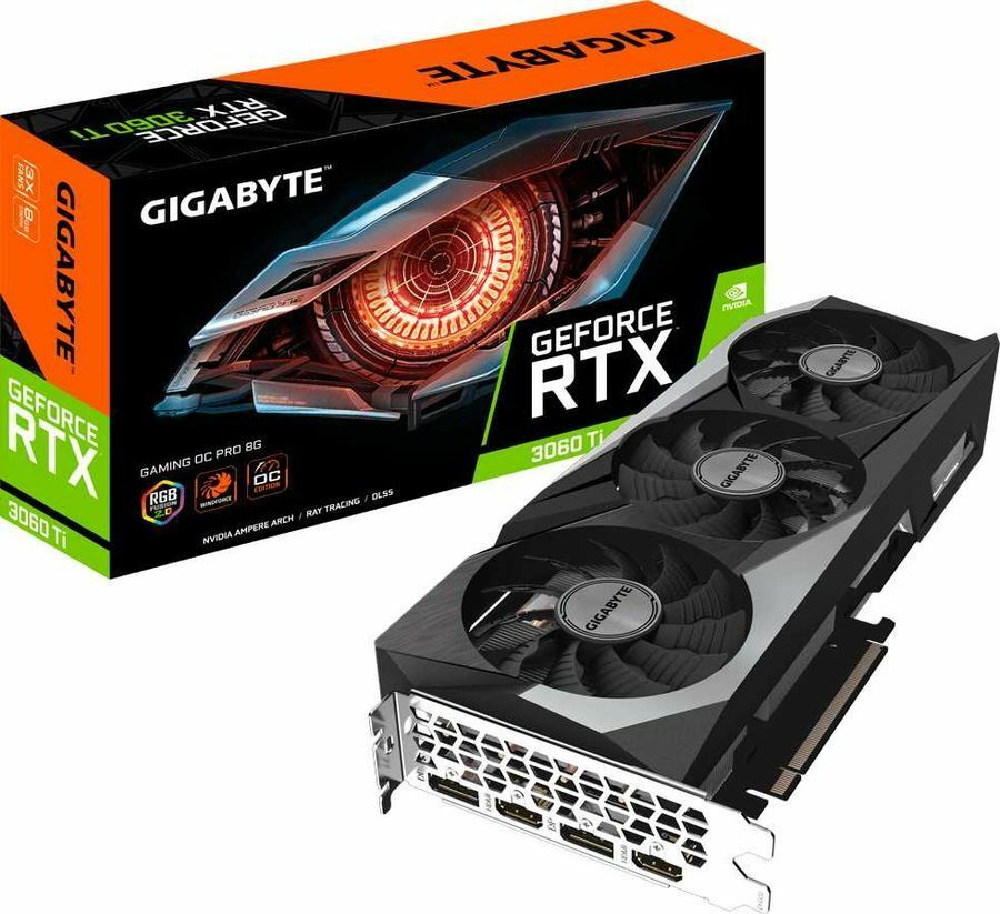 

Видеокарта Gigabyte GeForce RTX 3060 Ti 8 Б Retail