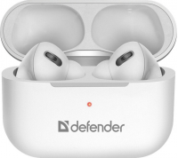 Bluetooth-гарнитура Defender Twins 636, цвет белый