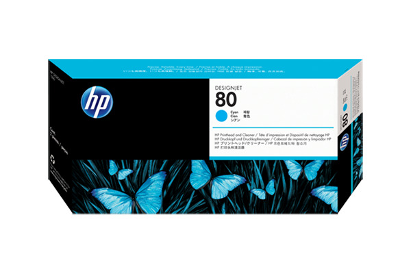 

Печатающая головка голубой HP Inc. 80, C4821A