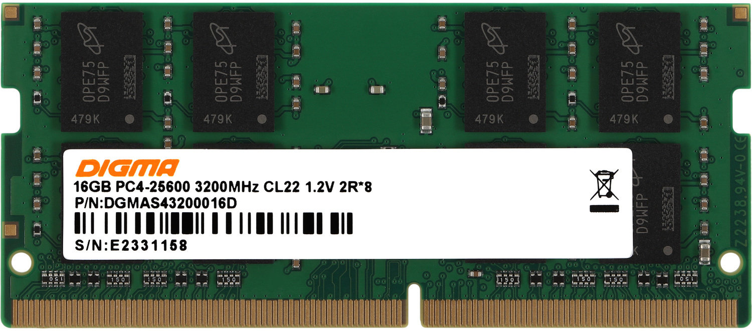   DIGMA DDR4  16Gb, DGMAS43200016D, RTL