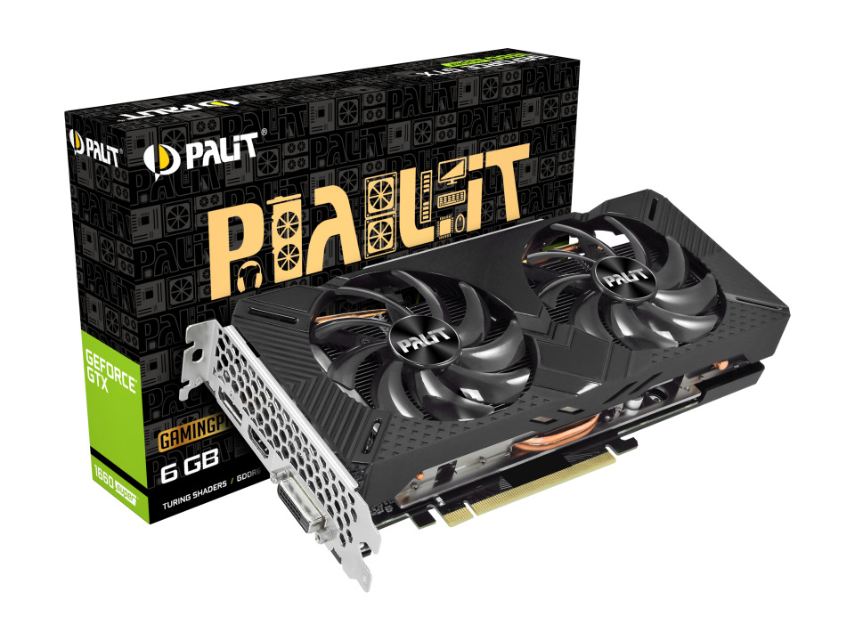 Видеокарта Palit GeForce GTX 1660 SUPER 6 Б Retail