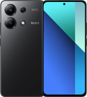 Redmi Note 13 Midnight Black (23124RA7EO), 16,9 cm (6.67") 20:9 2400 x 1080, 4 x 2.8 ГГц + 4 x 1.9 ГГц, 8 Core, 6 GB, 128 GB, 108 МП+ 8 МП + 2 МП / 16Mpix, 2 Sim, BL v5.1, Wi-Fi, NFC, GPS  /  A-GPS, ГЛОНАСС, Galileo, Beidou, Type C (USB OTG), 5000 mAh, 18