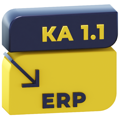 Перенос данных КА 1.1   ERP 2 (документы, начальные остатки и справочники) обновлена до актуальных релизов конфигураций 1С