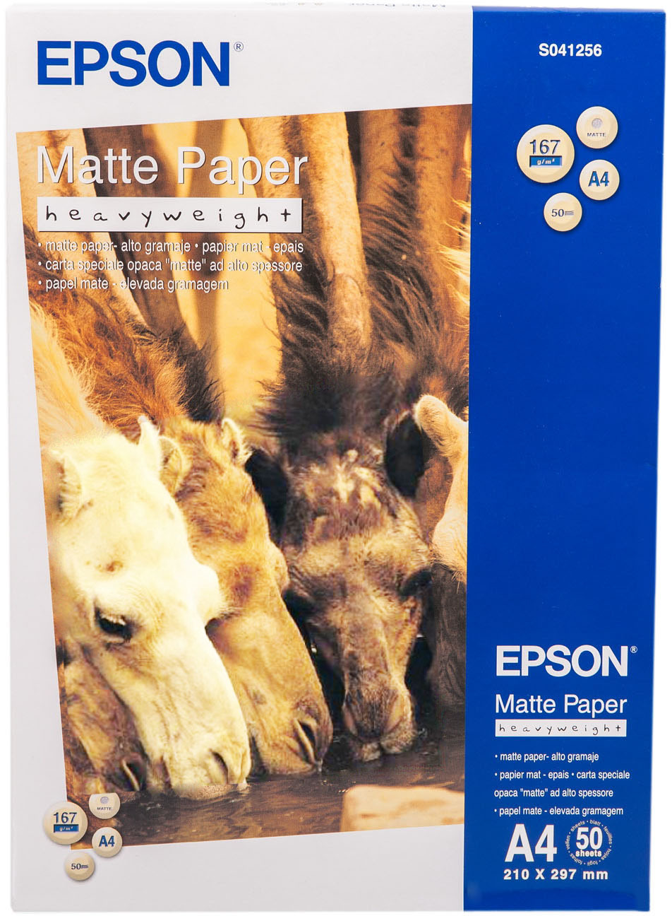  Epson Matte Paper-Heavyweight, C13S041256