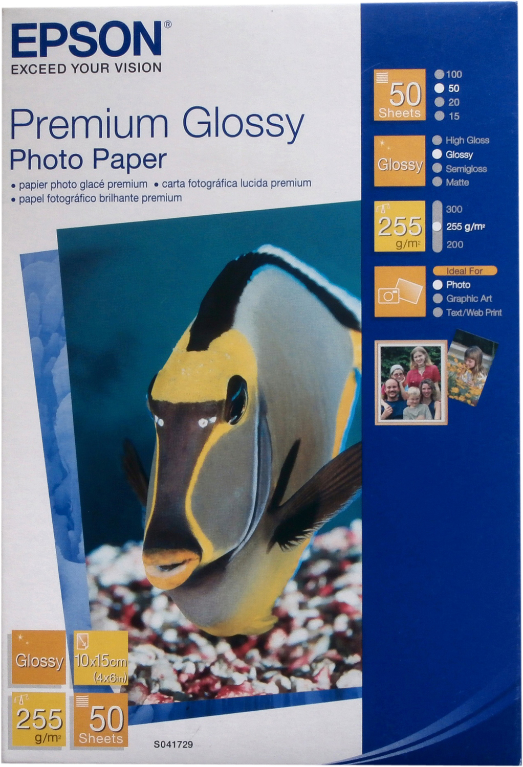  Epson Glossy Photo Paper, C13S041729
