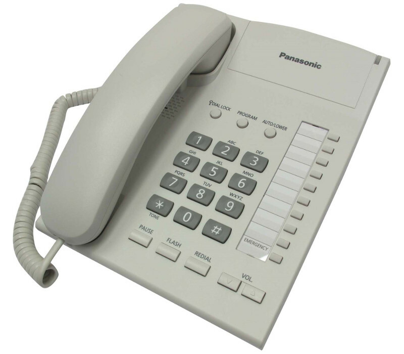 Телефон проводной Panasonic KX-TS2382RUW белый Panasonic - фото 1