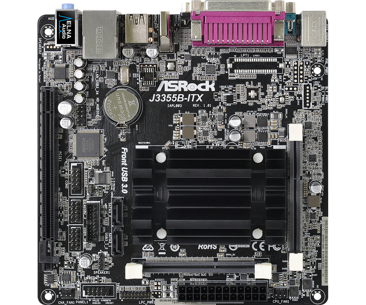 

Материнская плата ASRock Onboard CPU J3355B-ITX