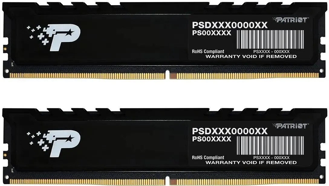 Оперативная память Patriot Signature Premium DDR5 5600МГц 2x16GB, PSP532G5600KH1 Patriot