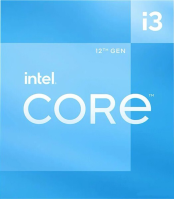 CPU Intel Core i3-12100F (3.3GHz / 12MB / 4 cores) LGA1700 OEM, TDP 60W, max 128Gb DDR5-4800, DDR4-3200,  CM8071504651013SRL62, 1 year