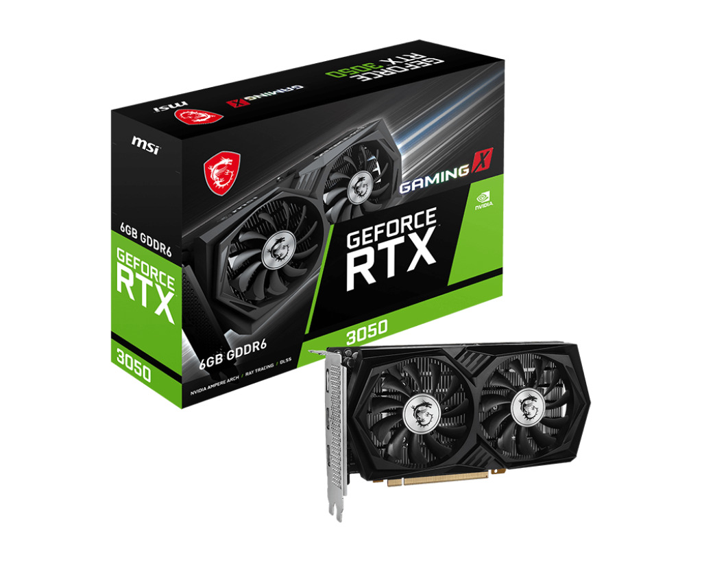 Видеокарта/ GeForce RTX 3050 GAMING X 6G MSI