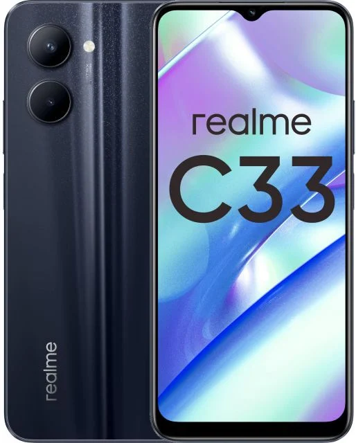 

Смартфон realme C33 128 ГБ черный