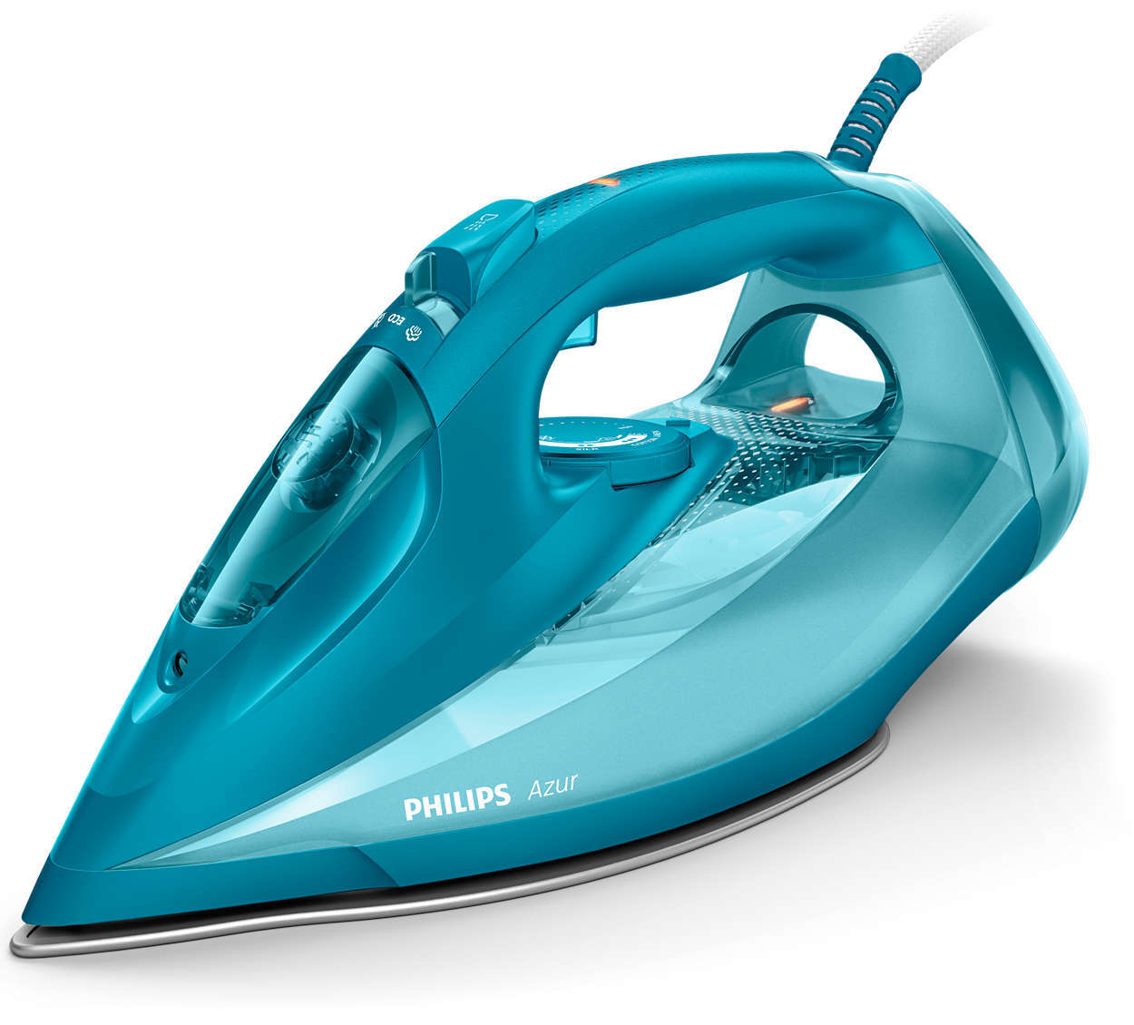 Утюг Philips/ Мощность 2600 Вт, паровой удар 230 г, постоянный пар 50 г/мин, резервуар 300 мл, система очистки от накипи c контейнером, подошва SteamG Philips - фото 1