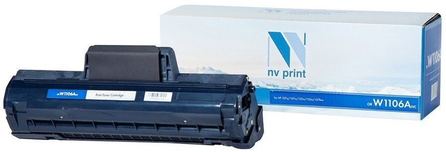Тонер-картридж черный NVPrint для HP, NV-W1106ANC