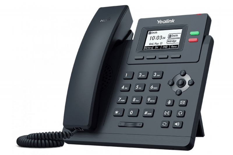 Ip телефон YEALINK SIP-T31G, 2 аккаунта, PoE, GigE, шт. БП в комплекте Yealink