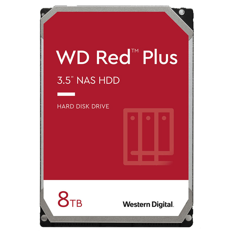 Жесткий диск  Western Digital Red Plus 3.5  8TB 7.2K SATA3