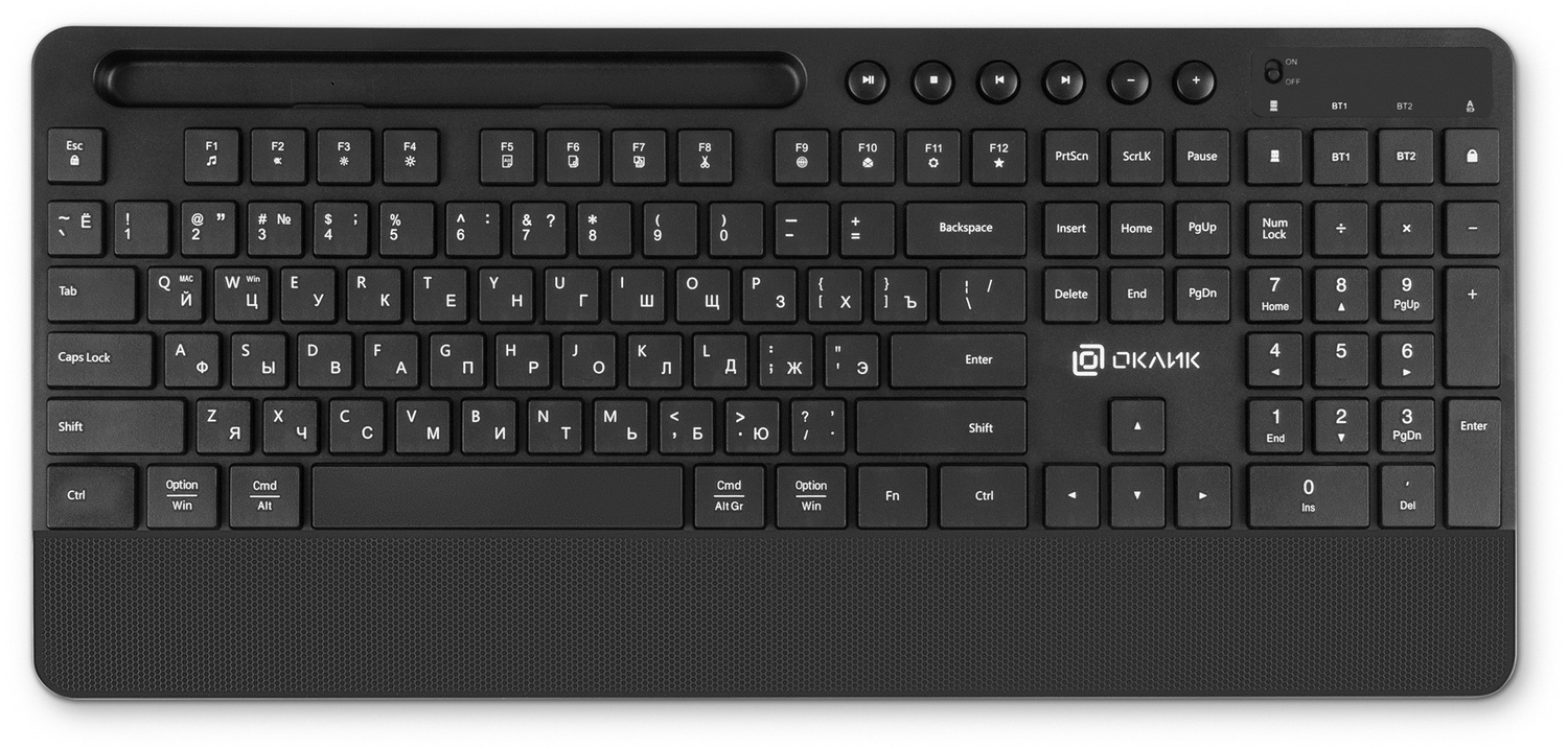 

Клавиатура Oklick USB 865S 1809339, цвет черный