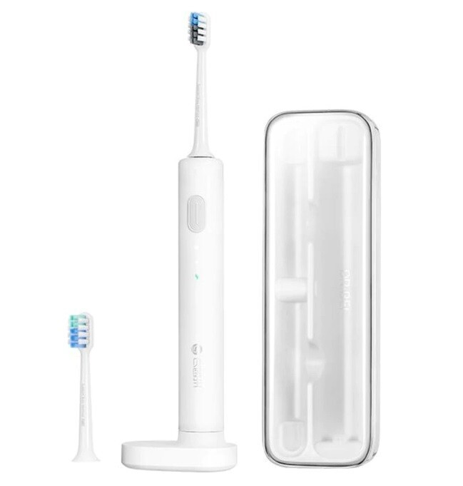 Звуковая электрическая зубная щетка DR.BEI Sonic Electric Toothbrush белая DR.BEI - фото 1