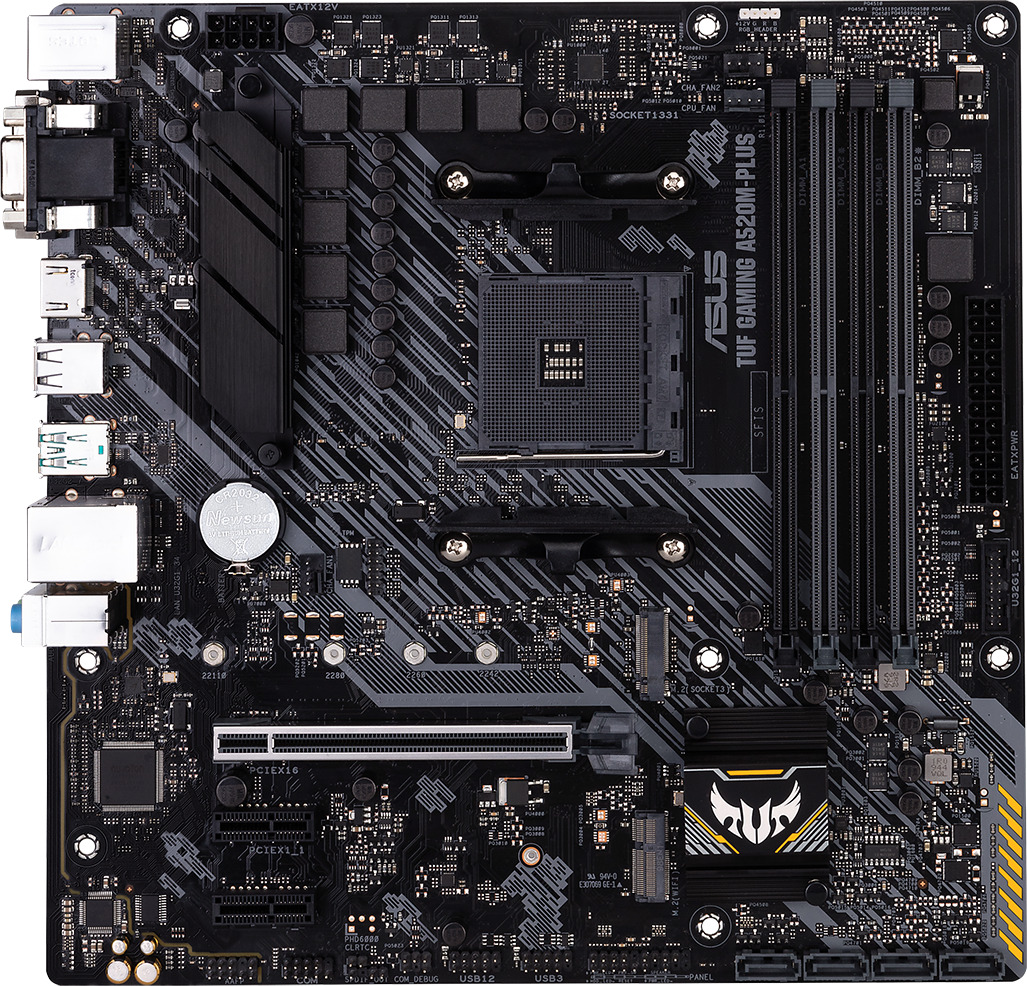 

Материнская плата ASUS AMD A520 TUF GAMING A520M-PLUS