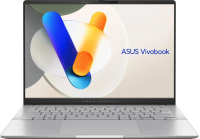ASUS Vivobook S 14 OLED M5406WA-QD127 AMD RYZEN AI 9 365(10C)  LPDDR5X 24GB 1TB PCIE G4 SSD   14&quot; OLED WUXGA BEND GLARE NON-TOUCH,400NITS(HDR),DCI-P3:100% Without OS  Cool Silver