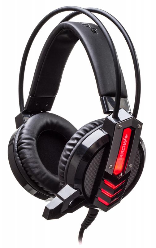 

Наушники Oklick HS-L450G ARROW, цвет красный/черный