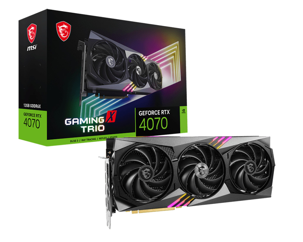 

Видеокарта MSI GeForce RTX 4070 12 Б Retail