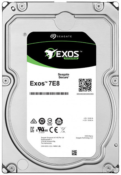 

Жесткий диск SEAGATE Exos 7E8 3.5 1Tb 7.2K SAS 12Gb/s