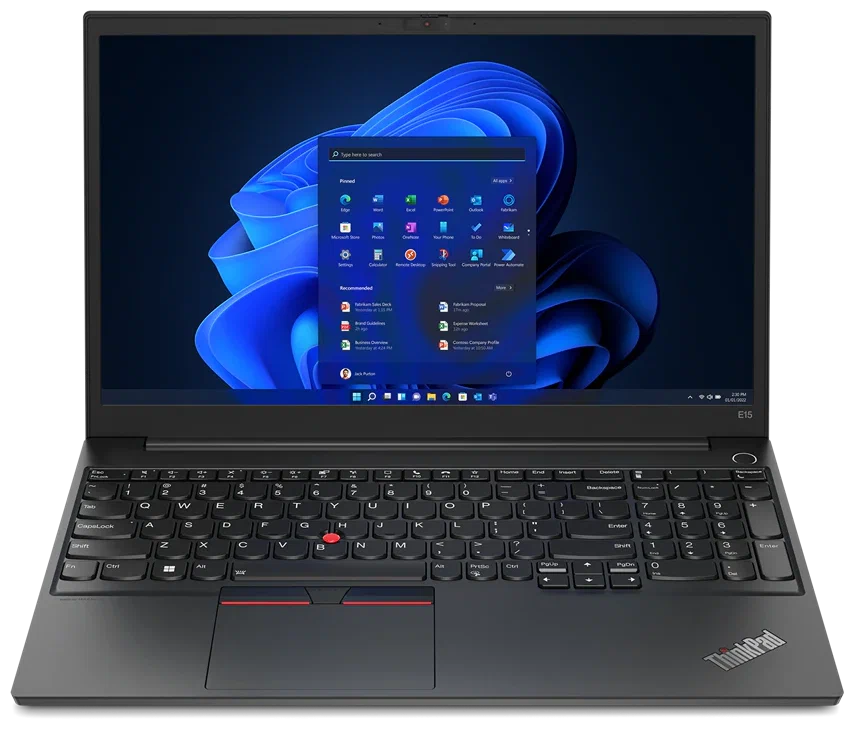 Ноутбук LENOVO ThinkPad E15 G4 AMD Ryzen 5 5625U (черный)