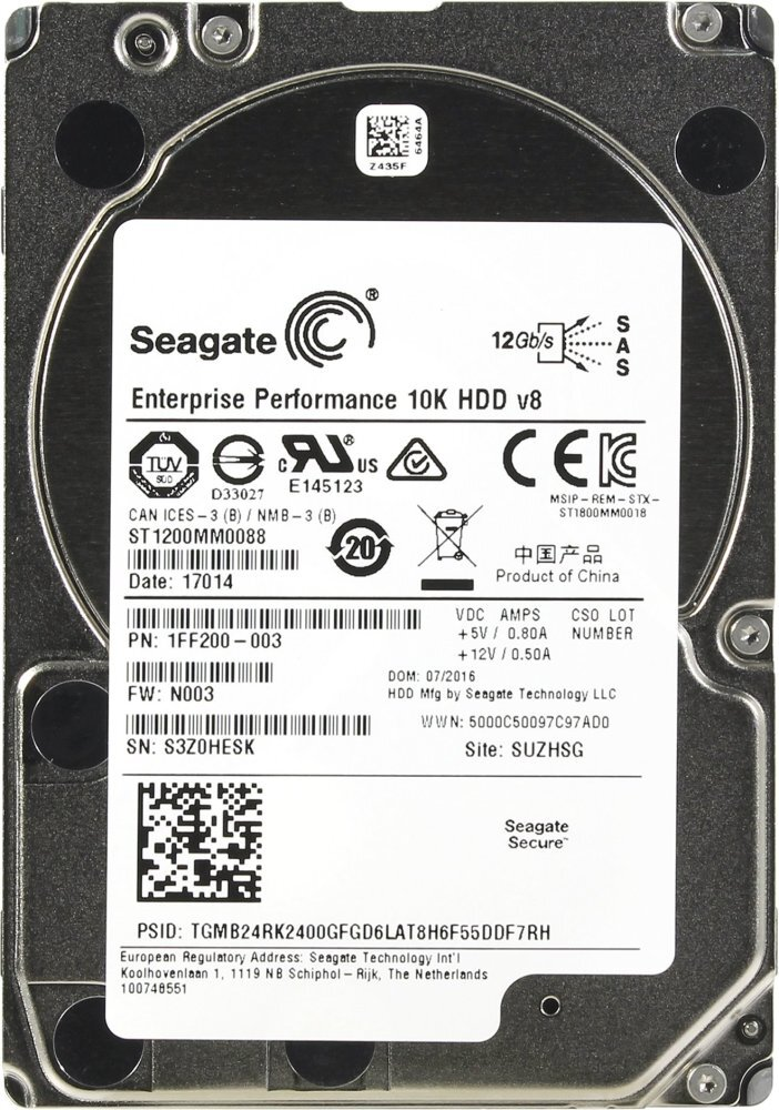   SEAGATE Enterprise Performance 2.5  1200GB 10K SAS 12Gb/s