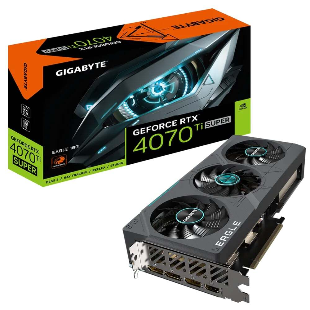 Видеокарта Gigabyte GeForce RTX 4070 Ti Super 16 Б Gigabyte
