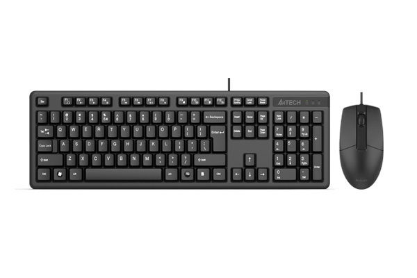 

Клавиатура+мышь A4tech Клавиатура + мышь KK-3330S USB (BLACK), цвет черный