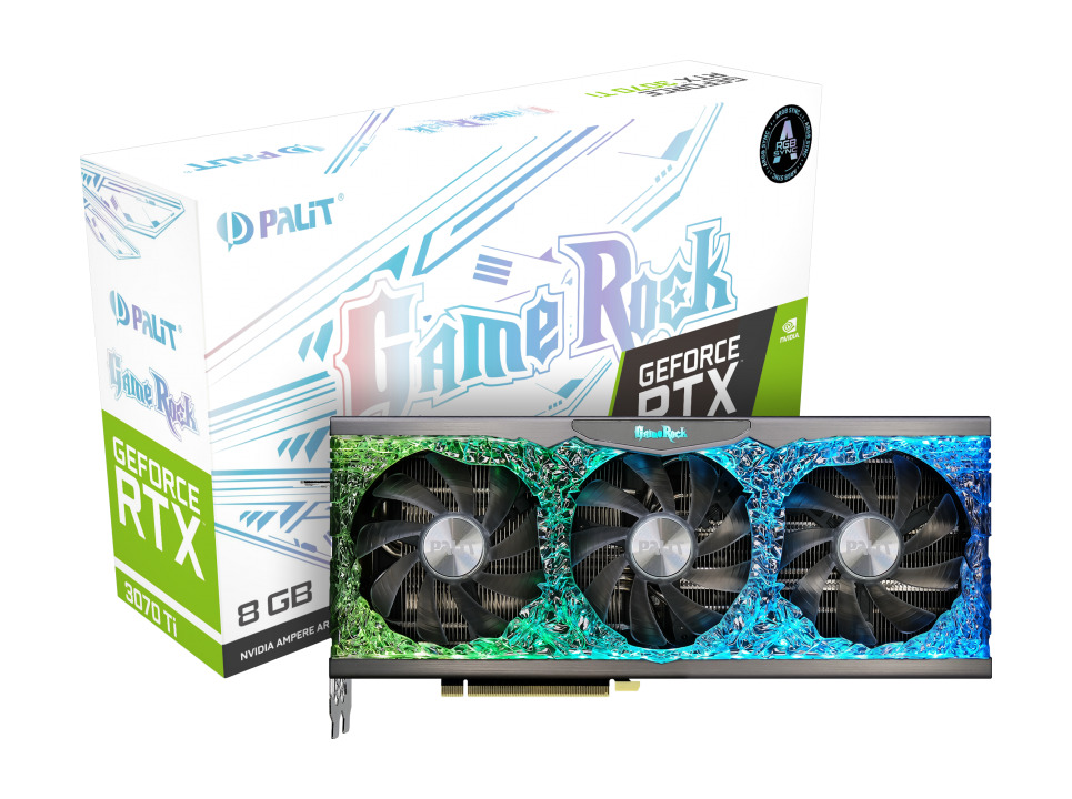 

Видеокарта Palit GeForce RTX 3070 Ti 8 Б Retail