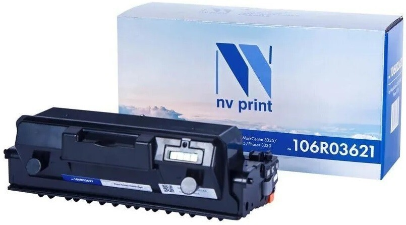 

Тонер-картридж черный NVPrint для Xerox, NV-106R03621