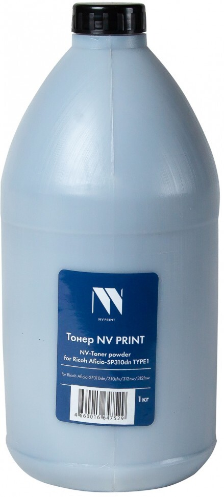 

Тонер черный NVPrint для Ricoh, NV-Ricoh310-TYPE1-1KG