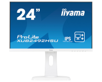 Монитор Iiyama 23.8" ProLite XUB2492HSU-W5 белый IPS LED 4ms 16:9 HDMI M/M матовая HAS Piv 1000:1 250cd 178гр/178гр 1920x1080 75Hz VGA DP FHD USB 3.5кг